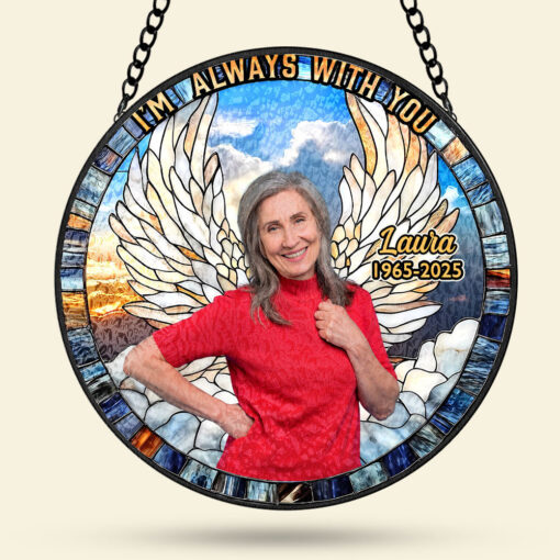 Custom Photo Gifts For Memorial Stained Glass 05huti040325 - Image 4