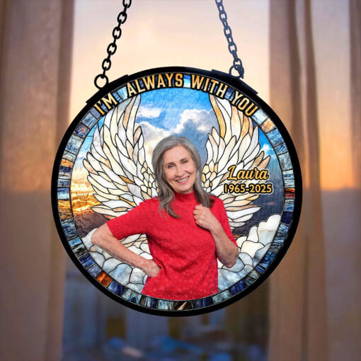Custom Photo Gifts For Memorial Stained Glass 05huti040325 - Image 3