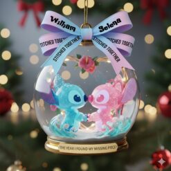 Alternative view of Cute Alien Couple Ornament, Personalized Gifts For Couple 07QHLU300925