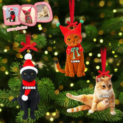 Alternative view of Cute Cat Ornament, Personalized Gifts For Cat Lovers 02qhta120925