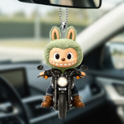Alternative view of Cute Doll Car Ornament - Personalized Gifts For Motorcycle Lovers 02nati140725