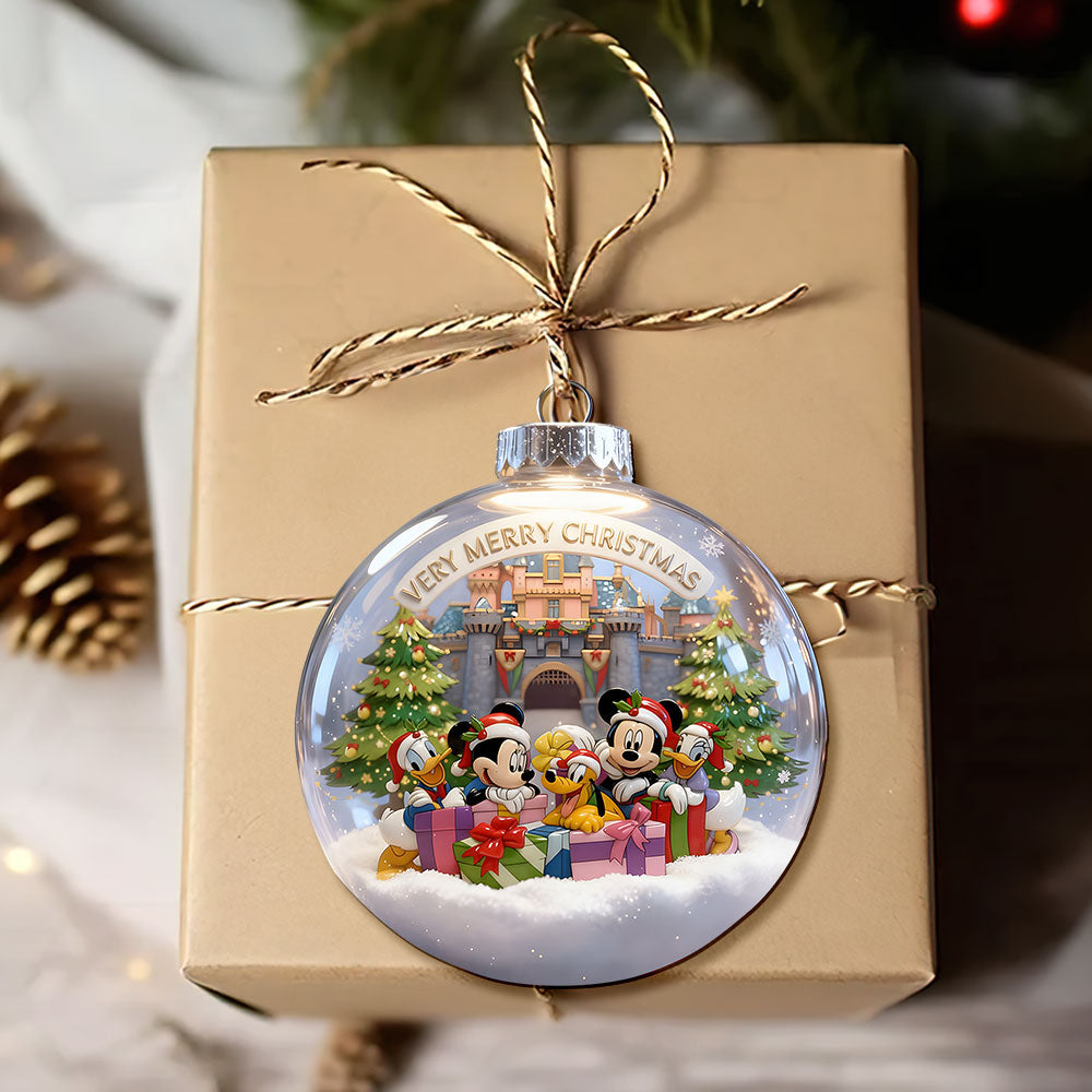 Alternative view of Cute Merry Christmas Acrylic Ornament, Personalized Gifts 07qhti201025