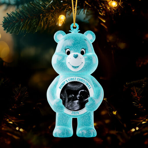 Cute Pregnancy Ornament - Custom Photo Keepsake To Celebrate Motherhood 05qhqn300925 - Image 2