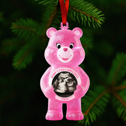 Cute Pregnancy Ornament - Custom Photo Keepsake To Celebrate Motherhood 05qhqn300925 - Image 3