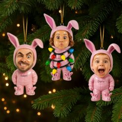 Alternative view of Cute Rabbit Ornament - Custom Photo Gifts For Loved Ones 02huti270825