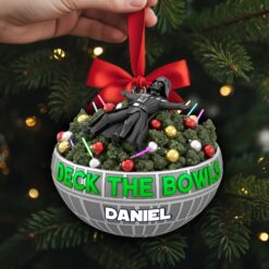 Alternative view of Deck The Bowl Ornament - Personalized Gifts For Stoners 07TOLU041025