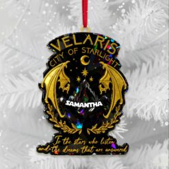 Dreamy City Of Star Ornament, Personalized Gifts For Fantasy Novel Fans 01QHMG131025