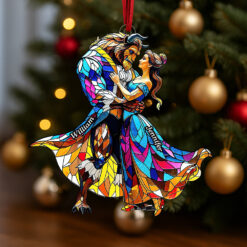Fairy Tale Couple Christmas Ornament - Personalized Gifts For Couple 02tgqn110925