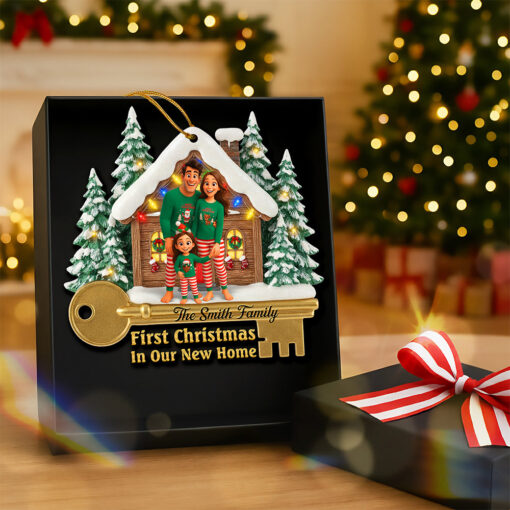 Family Housewarming Christmas Ornament - Custom Photo Gifts For Family 04toqn200925 - Image 3