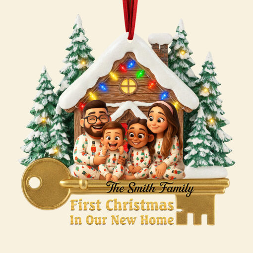 Family Housewarming Christmas Ornament - Custom Photo Gifts For Family 04toqn200925 - Image 4