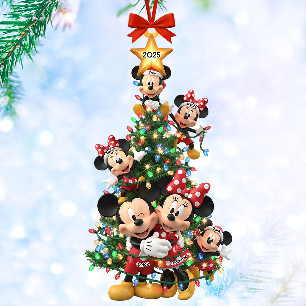 Alternative view of Family Ornament - Personalized Gift For Family Christmas Ornament 01NATI301025