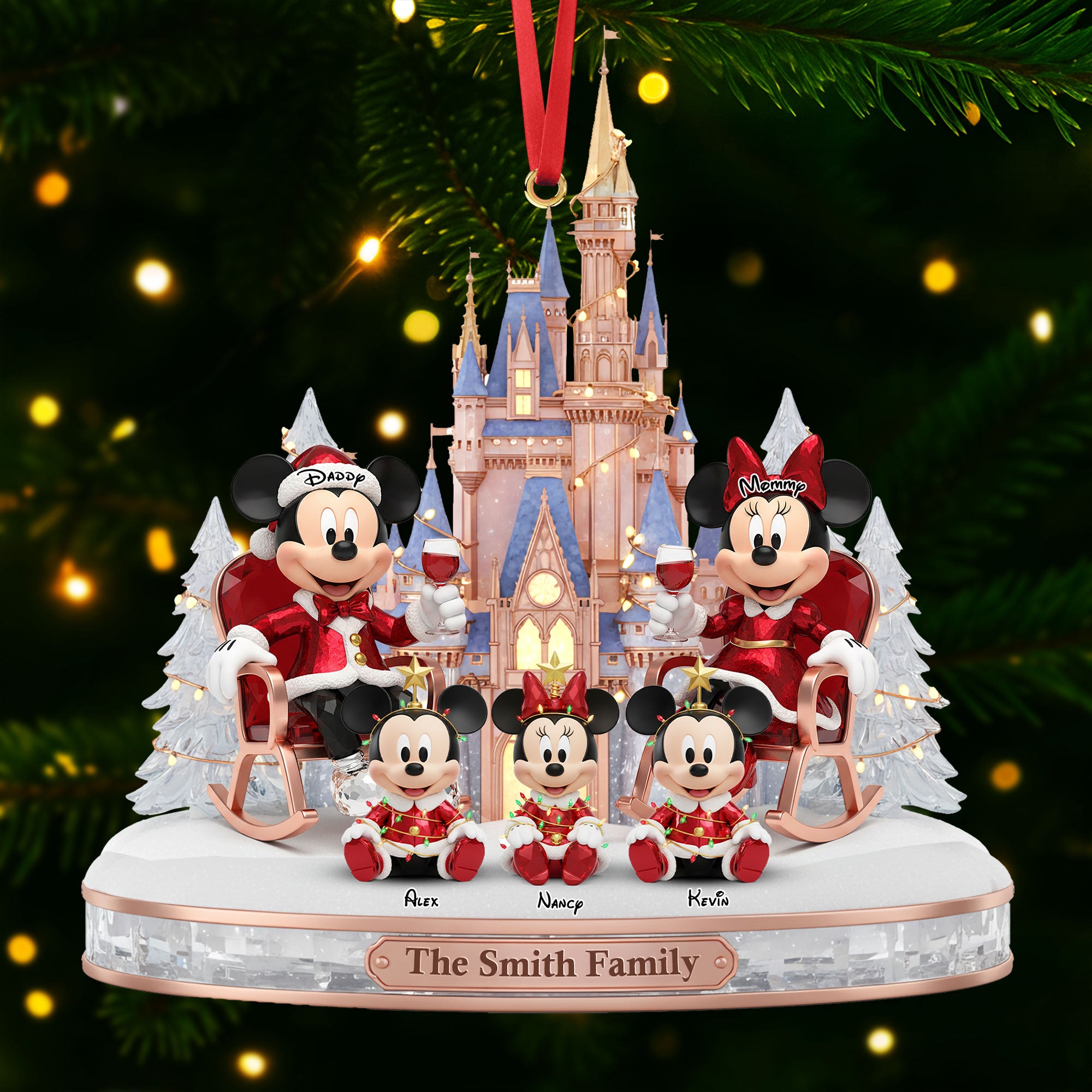 Family Ornament - Personalized Gift For Family Christmas Ornament 05OHTI171025