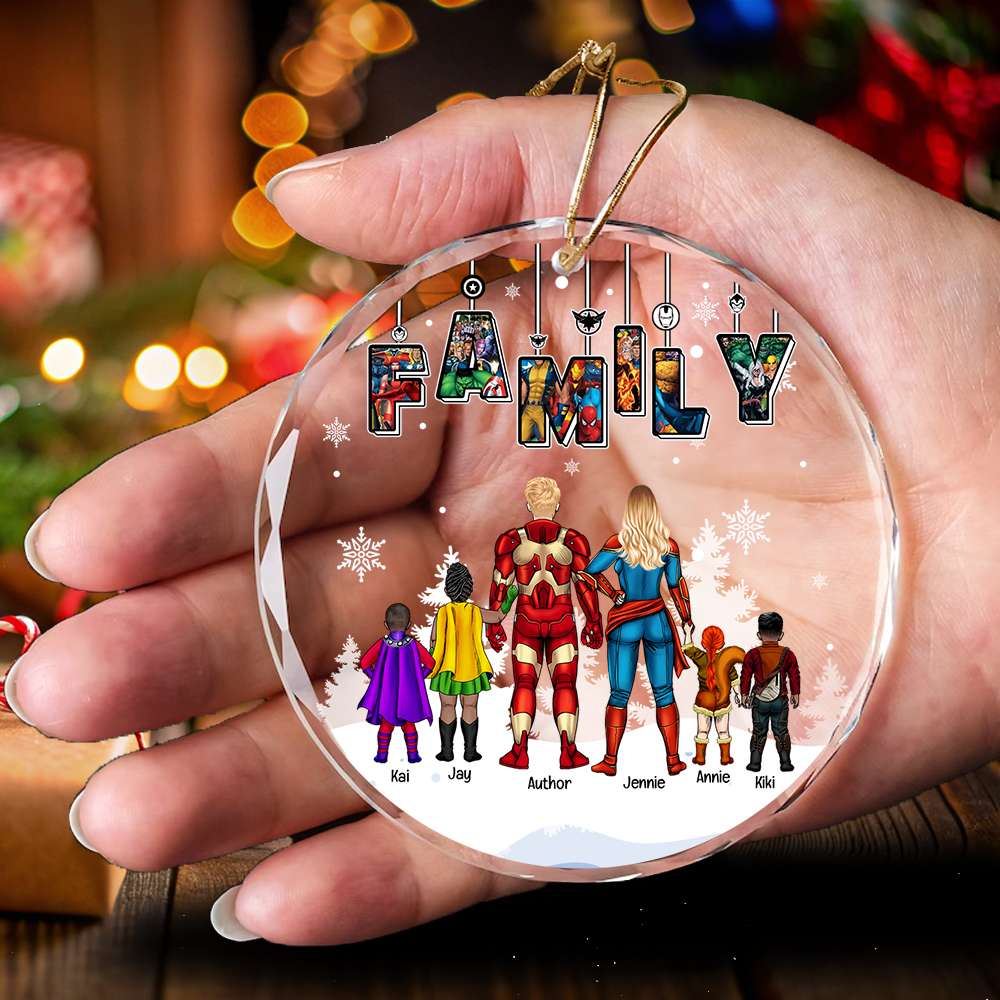 Alternative view of FAMILY Ornament - Super Family - Personalized Gifts For Family