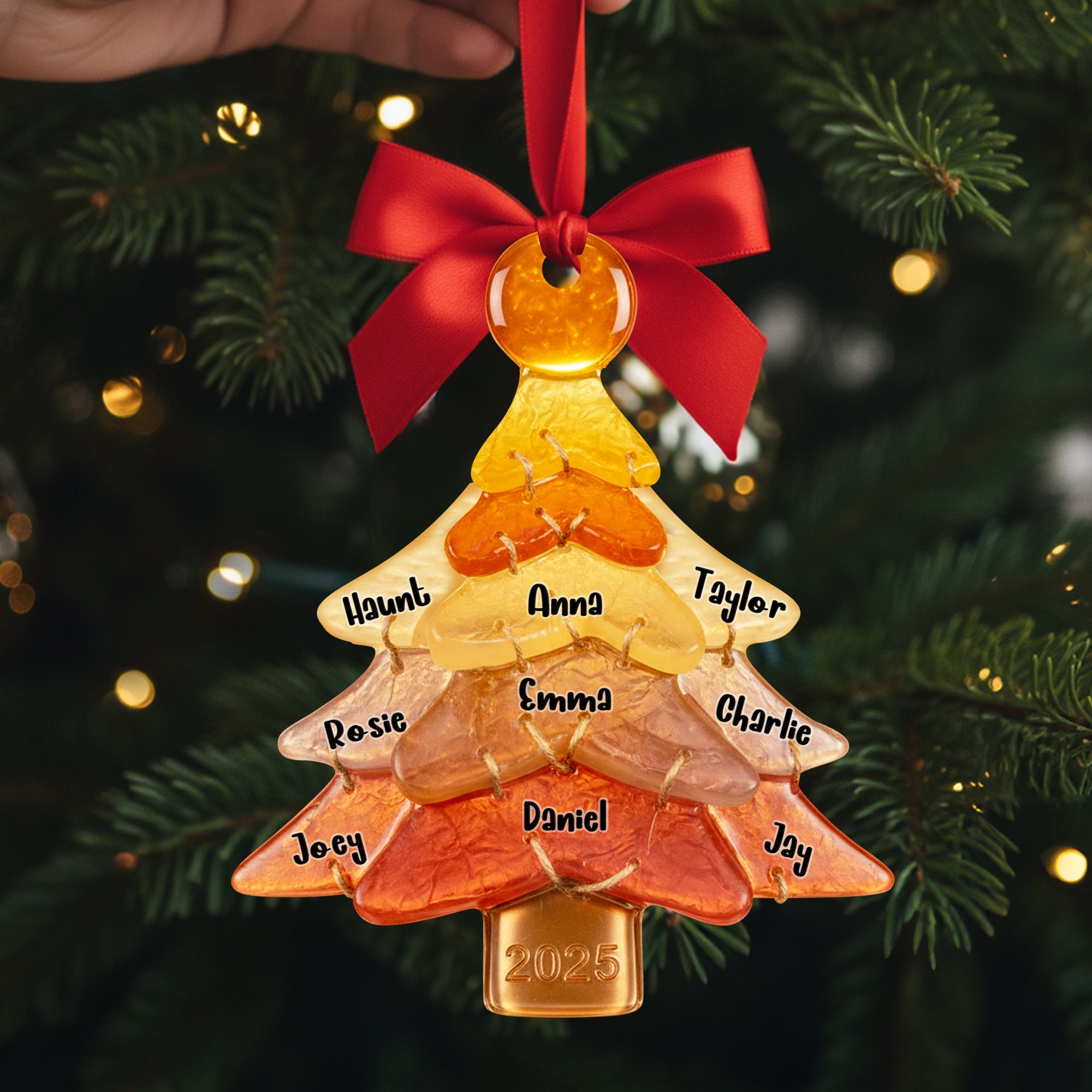 Alternative view of Family Tree Ornament - Personalized Gifts For Family 05tglu151025