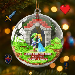 Fantasy Adventure Christmas Ornament - Personalized Gifts For Couple 01toqn220825