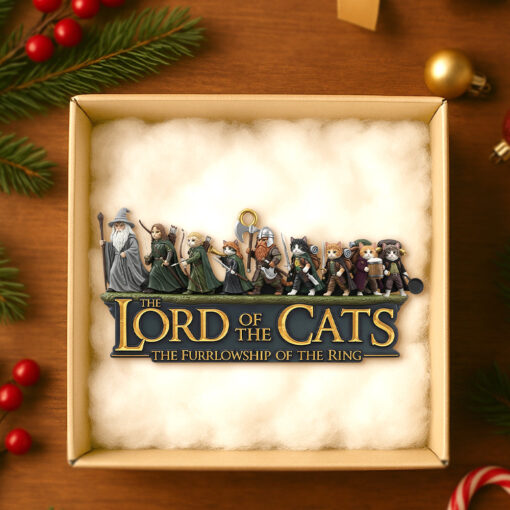 Fantasy Cat Gang Christmas Ornament, Personalized Gifts For Cat Lovers 04qhtn050925 - Image 3