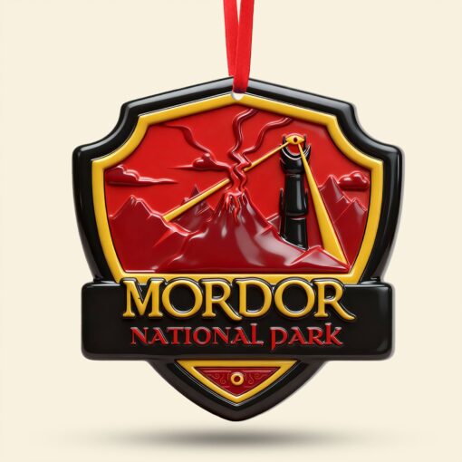 Fantasy Location Shield Ornament - Personalized Gifts For Movie Fans 03QHTI081025 - Image 5