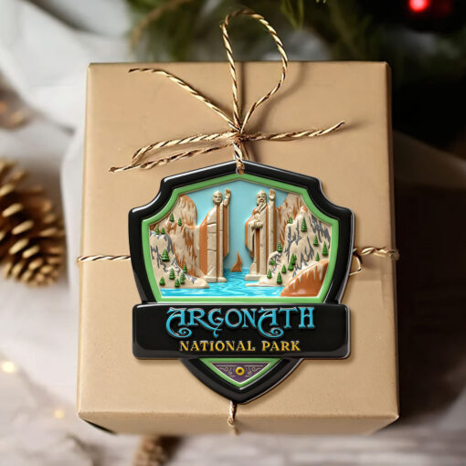 Fantasy Location Shield Ornament - Personalized Gifts For Movie Fans 03QHTI081025 - Image 3