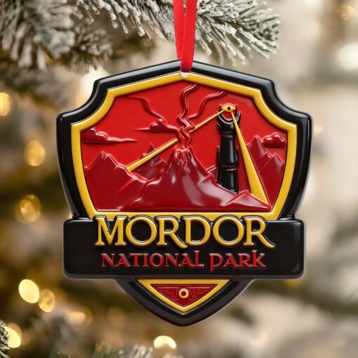 Fantasy Location Shield Ornament - Personalized Gifts For Movie Fans 03QHTI081025 - Image 2