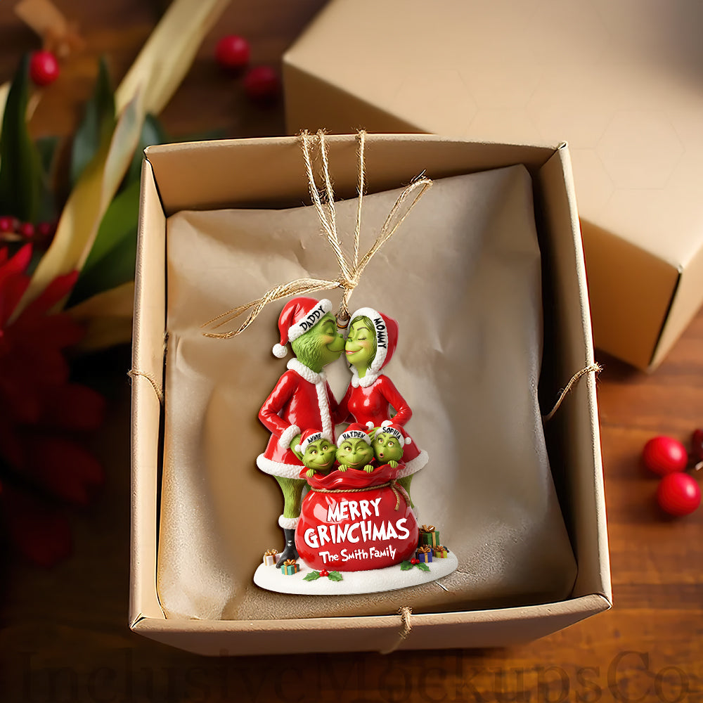Alternative view of Festive Family Love Ornament - Personalized Christmas Gift For Family 02NALU150925
