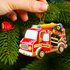 Alternative view of Firefighter Gingerbread Ornament Personalzied Gifts For Firefighters 04PGDT160825