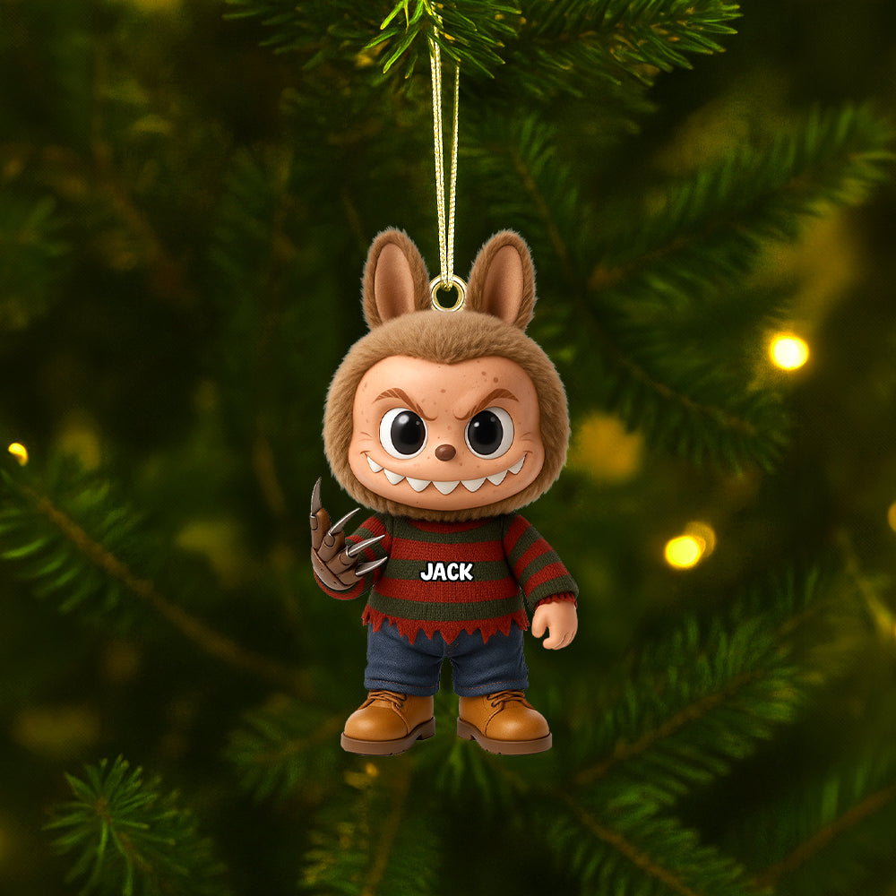 Alternative view of Iconic Movie Monsters Personalized Gifts For Horror Fans Christmas Ornament 03natn280825