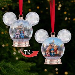 Alternative view of Sparkle Globe Christmas Lenticular Ornament - Personalized Custom Photo Gifts For Family 07NALU240925