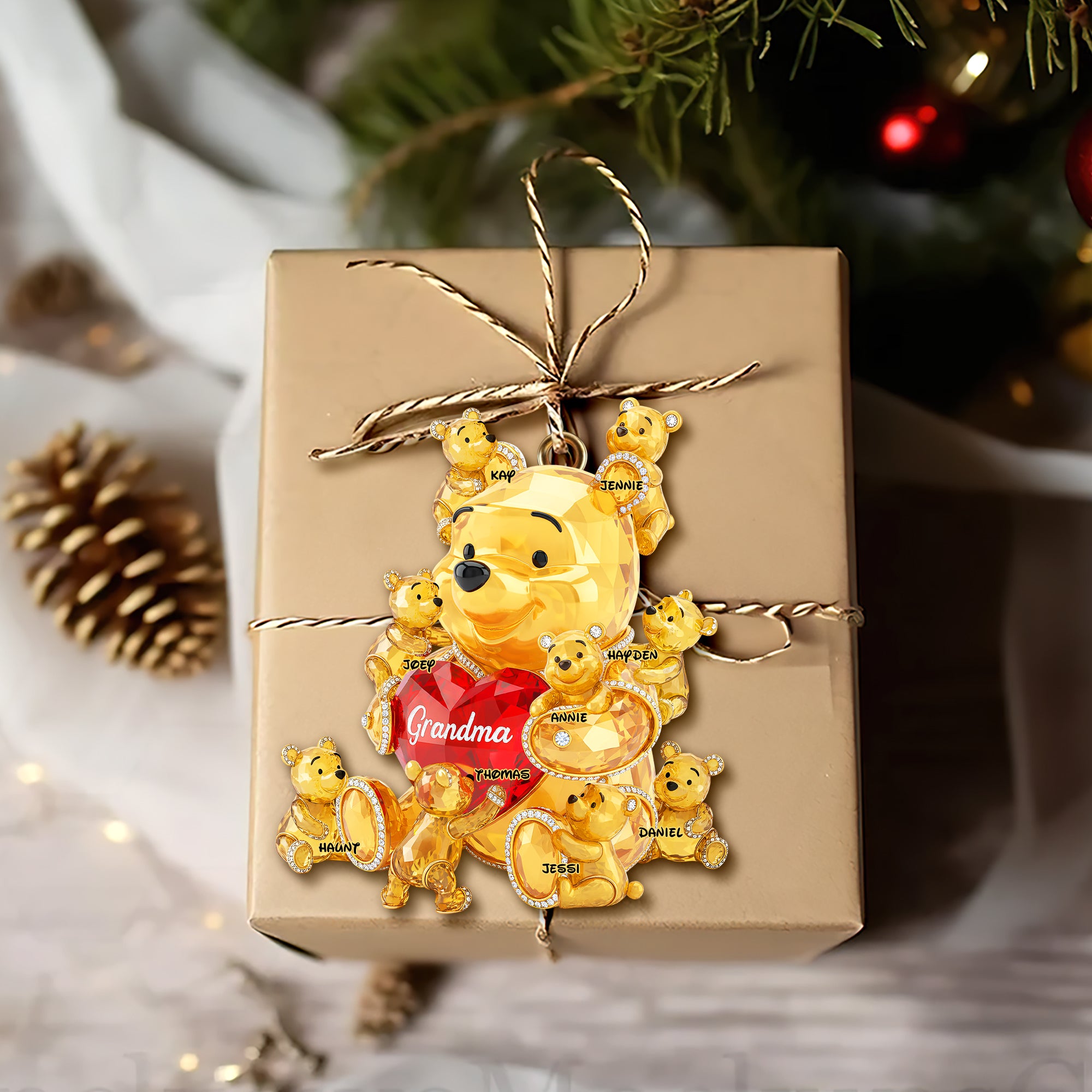 Special Love From Grandkids Ornament - Personalized Christmas Gifts For Grandma 01OHLU250925