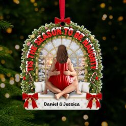 Spicy Couple Ornament - Personalized Christmas Gifts For Couple 04OHLU110825