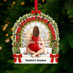 Alternative view of Spicy Couple Ornament - Personalized Christmas Gifts For Couple 04OHLU110825