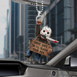 Spooky Characters Funny Gifts For Horror Fans Car Ornament 03qhtn290825