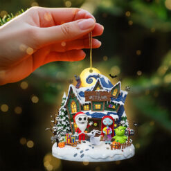 Alternative view of Spooky Family Ornament - Personalized Gifts For Family 01ohta090825