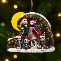 Spooky Family Ornament - Personalized Gifts For Family 04ohti110825