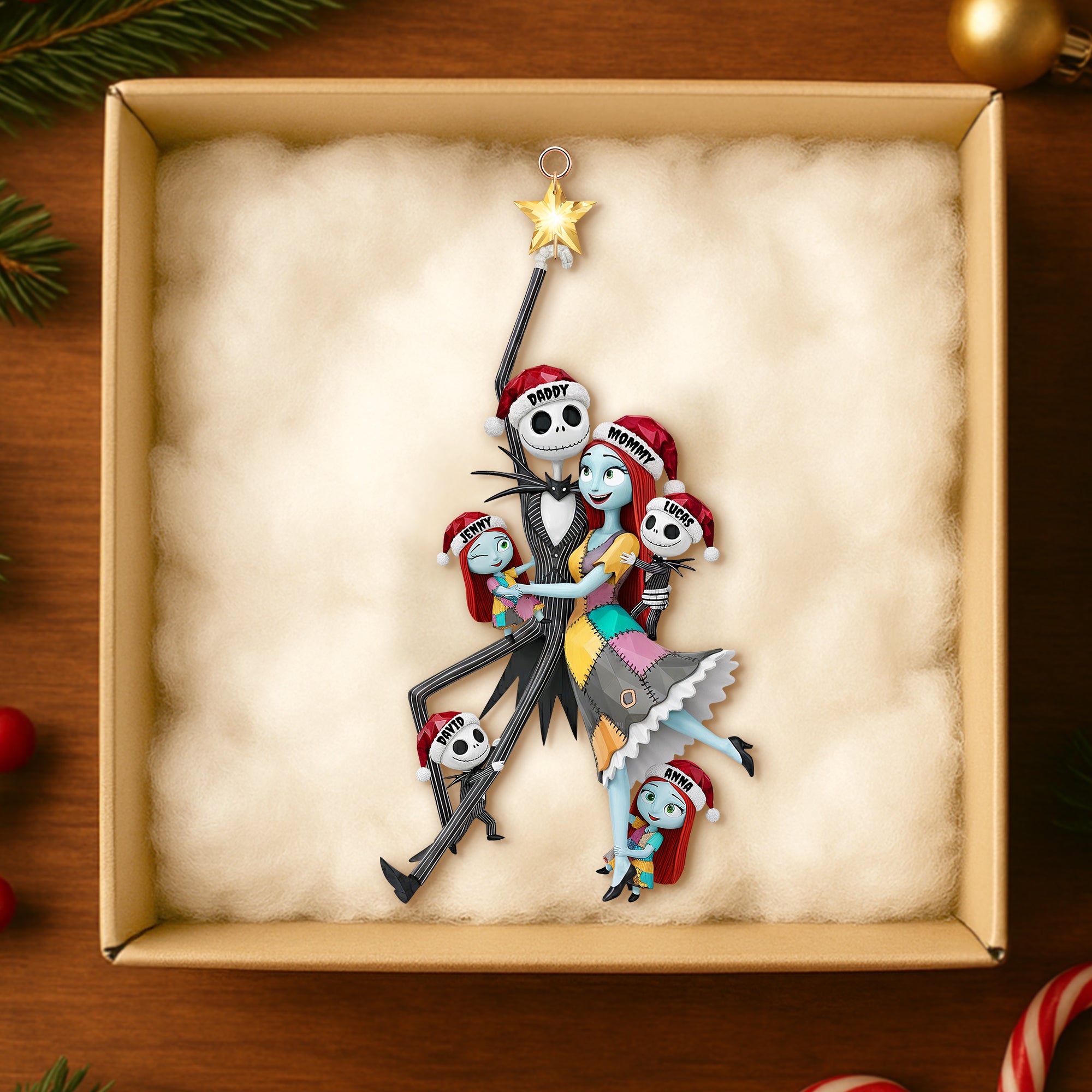 Alternative view of Spooky Playful Family Tree Ornament, Personalized Gifts For Family 03qhtn260925