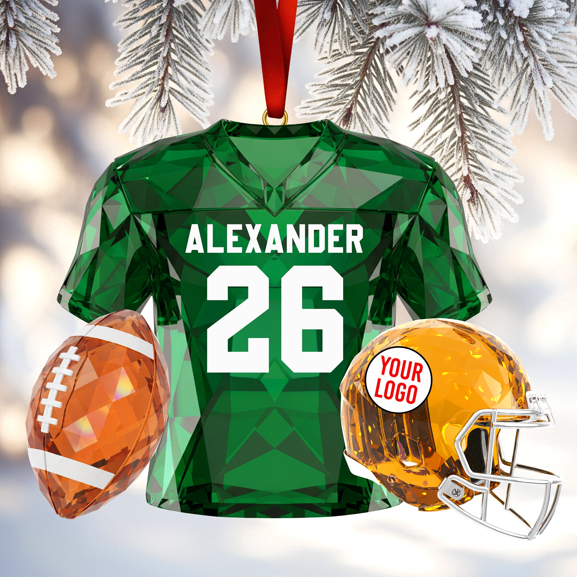 Alternative view of Sport Lover Ornament - Personalized Gift For Sport Fans Christmas Ornament 08HYQN041125