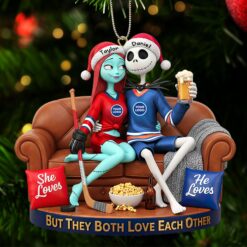 Sporty Couple Christmas Ornament - Personalized Gifts For Couple 04huti281025
