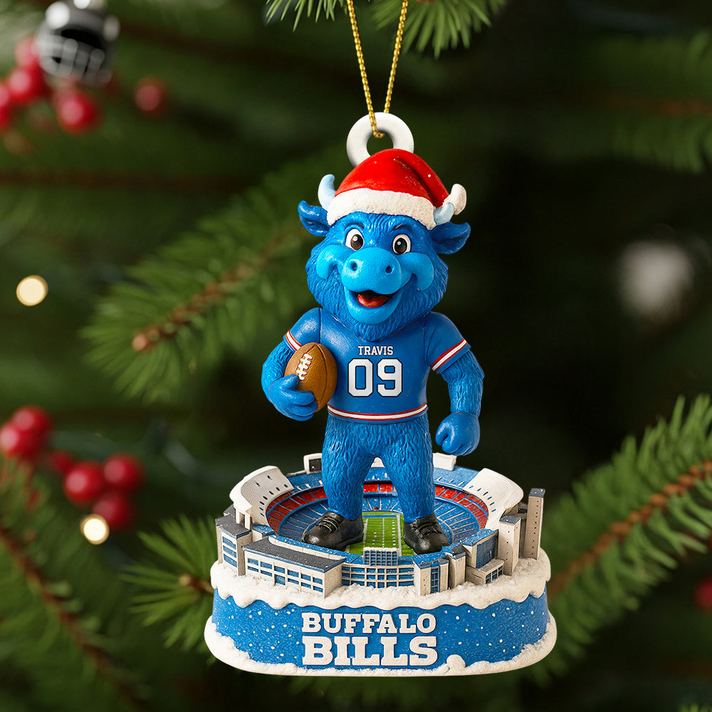 Stadium Spirit Christmas Ornament Personalized Gifts For Football Lovers 02HUDT180925
