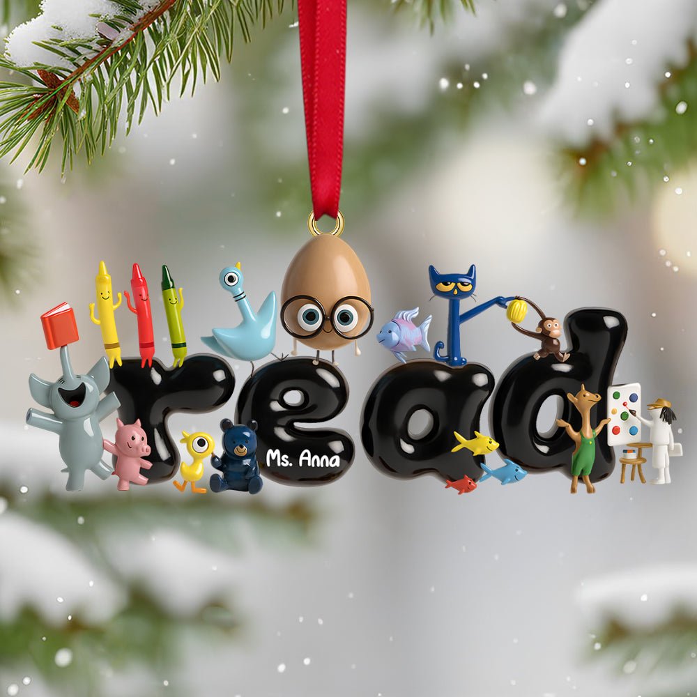 Alternative view of Teacher Christmas Ornament Personalized Gifts For Christmas 04natn061125