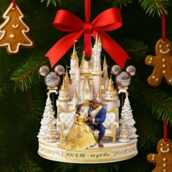 Timeless Tale Couple Ornament - Personalized Christmas Gifts For Couple 06OHLU180825