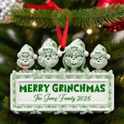 Vintage Christmas Family Ornament Personalized Gifts For Family 02OHDT150925