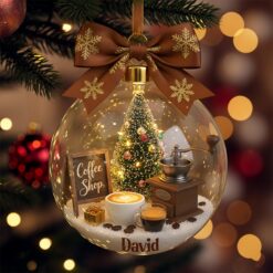 Vintage Coffee Ornament - Personalized Gifts For Coffee Lovers 01palu041125