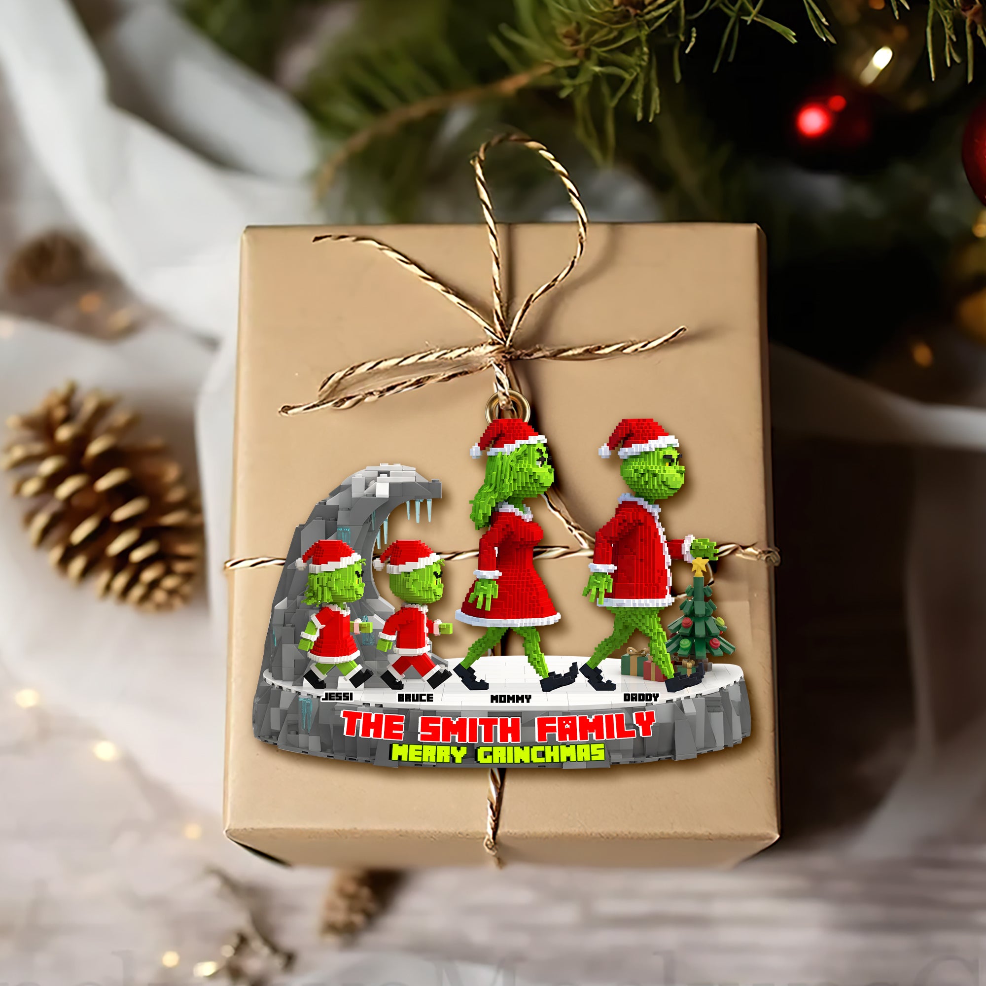 Alternative view of Walking Together Family Acrylic Ornament - Personalized Gift For Family 06OHLU151025