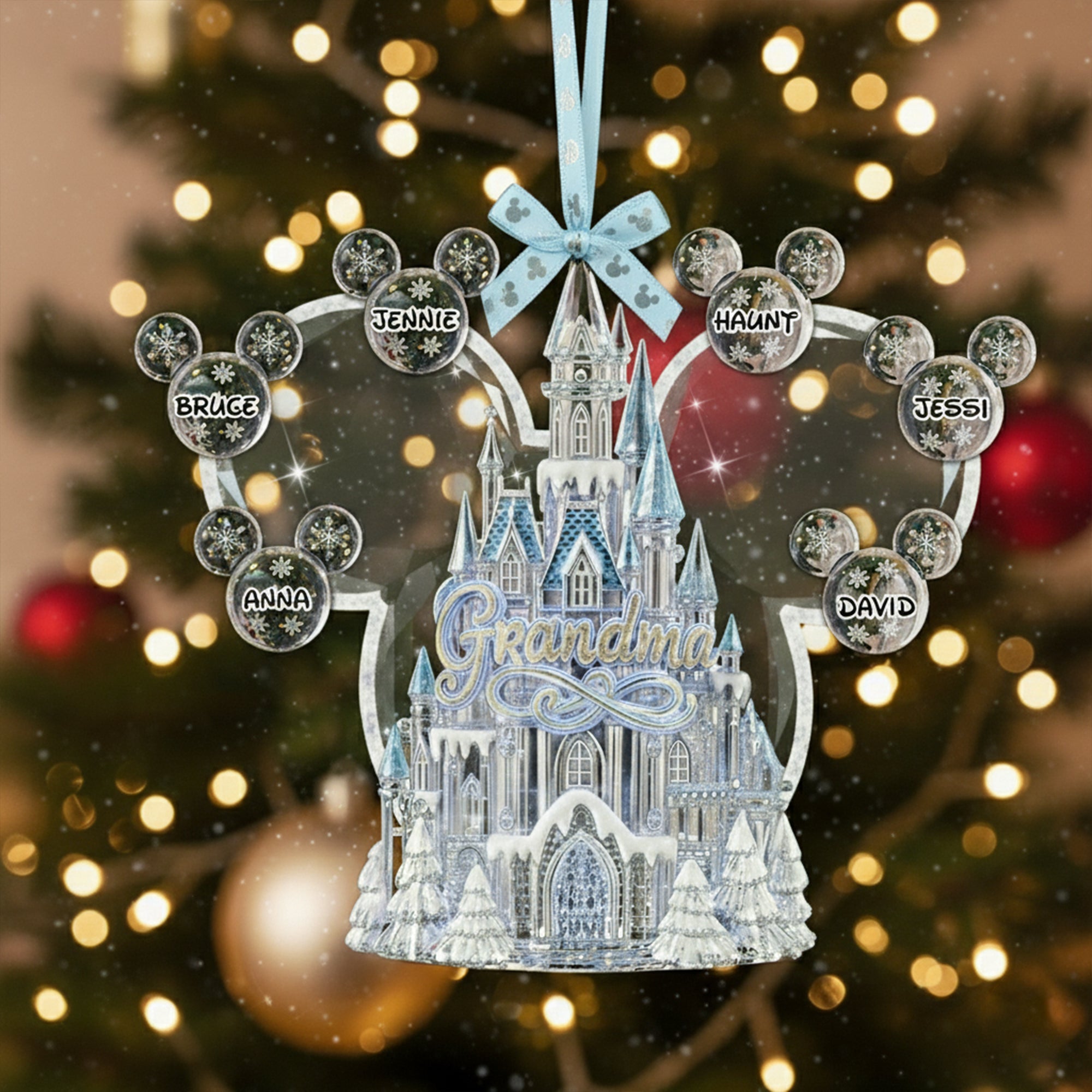 Alternative view of Winter Wonderland Grandma Ornament - Personalized Christmas Gifts For Grandma 05TGLU290825