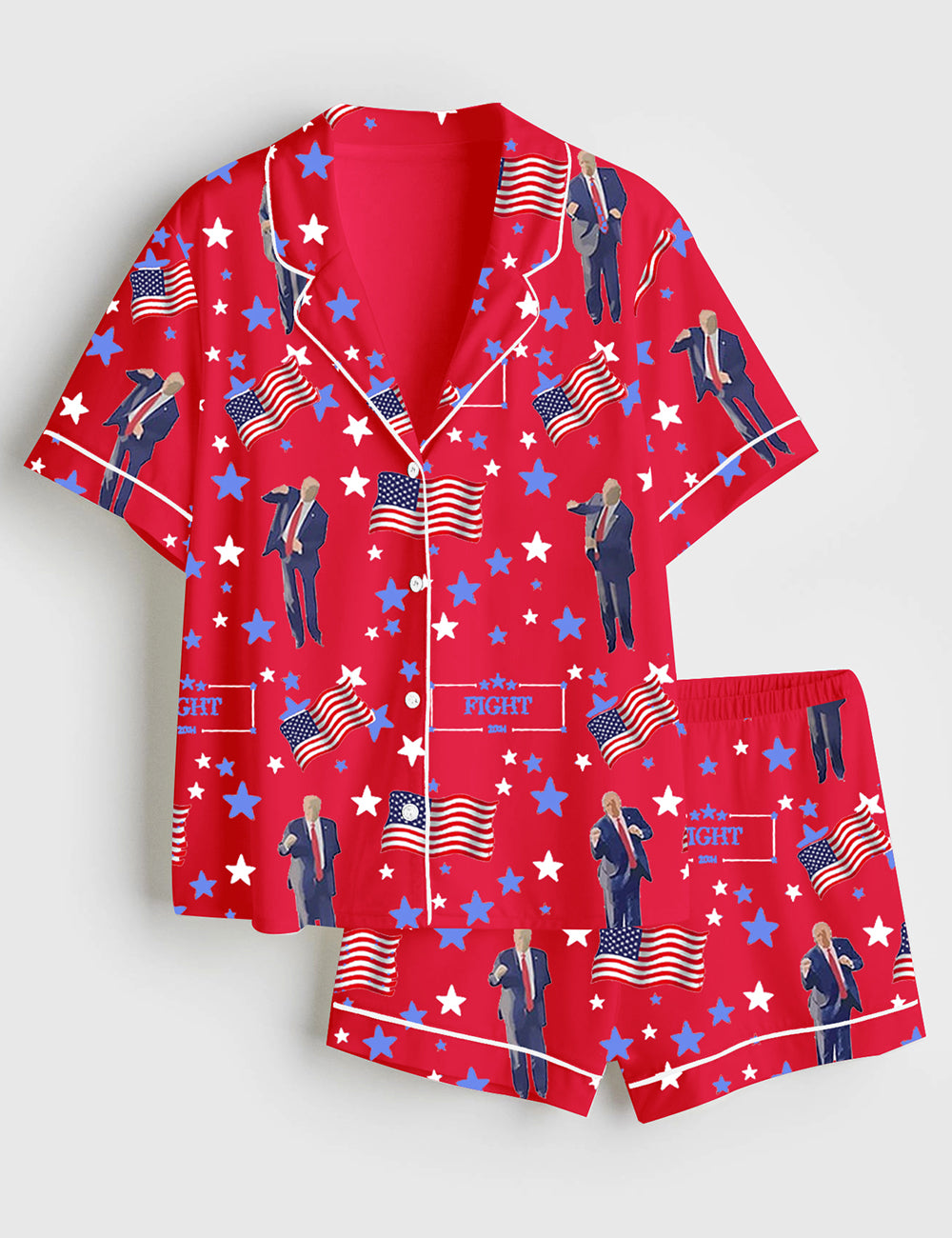Alternative view of Women's Trump 47th Fight Pajama Set
