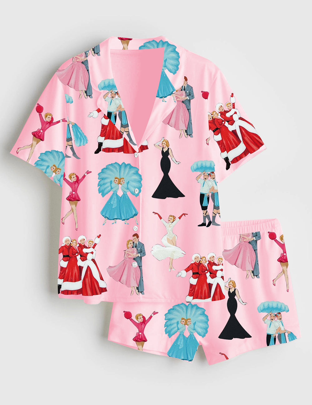 Alternative view of Women's White Christmas Movie Pajama Set
