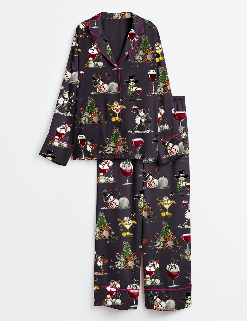 Alternative view of Women's Winey Snowman Pajama Set