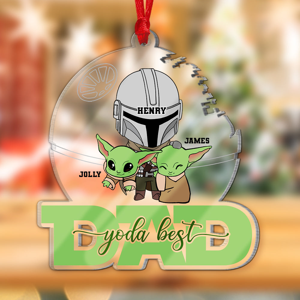 Alternative view of You Are Best Dad Personalized Christmas Ornament Gifts For Dad