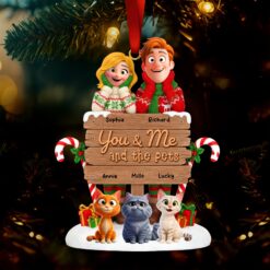Alternative view of You & Me Acrylic Ornament - Personalized Gifts For Pet Lovers 01toqn231025