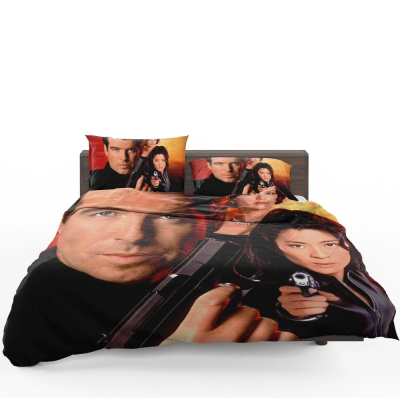 007 Tomorrow Never Dies James Bond Movie Bedding Set - Custom Bedding Set