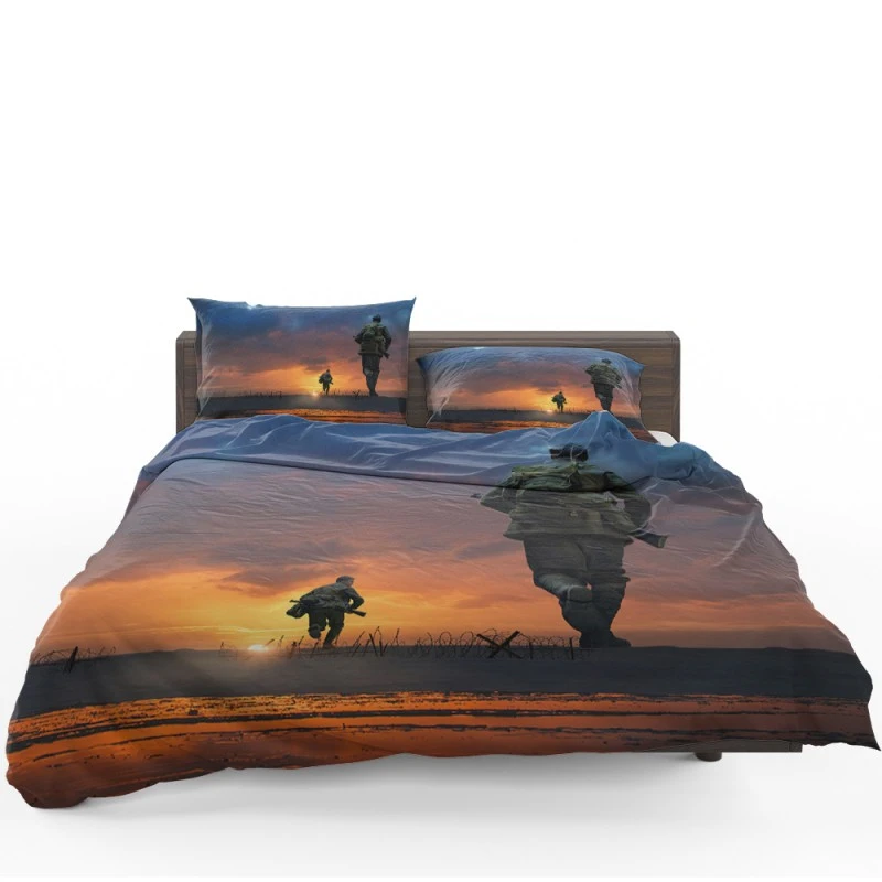 1917 Movie George MacKay Bedding Set - Custom Bedding Set